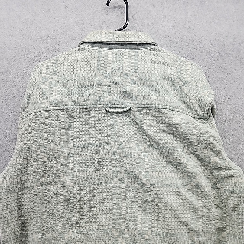 Urban Outfitters Men's  Size Small Chenille Check Over shirt  Mint - Picture 13 of 14